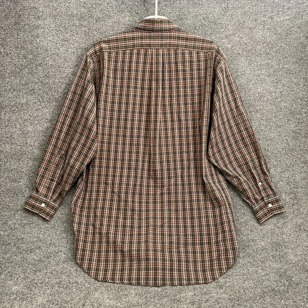 Ralph Lauren Yarmouth Shirt Mens Sz 16.5 32/33 Button Up Long Sleeve Plaid